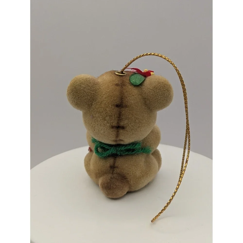Josef Fuzzy Wazzy Bears Raccoon Christmas Ornaments Drum Doll Horse Lot Of 6‎